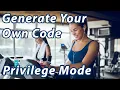 NordicTrack Privilege Mode Code Generate Your Own Code