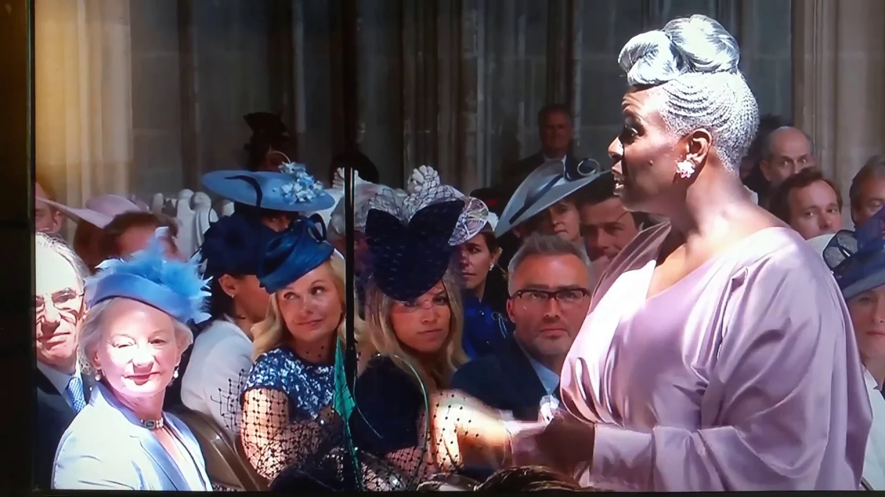 Royal Wedding 2018. "Stand By Me" performed by Karen Gibson and the Kingdom Choir Royal Wedding 2018. "Stand By Me" performed by Karen Gibson and the Kingdom Choir