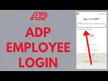 ADP Employee Login How to Login ADP Employee Account 2026 ADP Login W2
