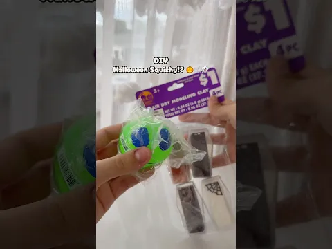 DIY SQUISHY!? 👽🫧🎃 #viral #squishy #diysquishy #shorts