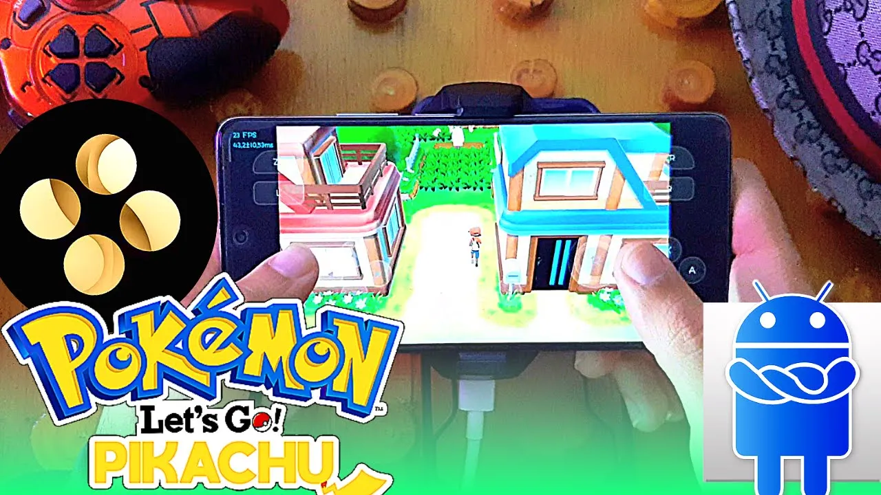 Pokémon Lets Go Pikachu Android Gameplay - Skyline Emulator Edge - Skyline Edge Mali GPU