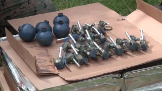 Marine Wing Support Squadron 171 trains using M67 fragmentation grenade B-Roll
