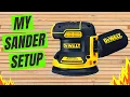 How I use DCW210B 20v max Dewalt Orbital Sander - REVIEW
