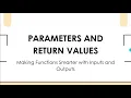 PYTHON PROGRAMMING FUNCTION PARAMETERS IN PYTHON WEEK6 DAY 2 I ICODEGURU July 22 2025