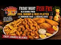OLD SCHOOL FRIED FISH SHRIMP FRIES SAUCE FRIDAY NIGHT FISH FRY
