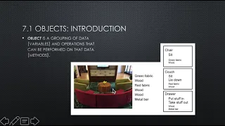IS250 Lecture 7 Objects and Classes Zybooks