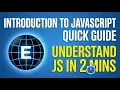 Introduction to JavaScript and Roadmap Understand JavaScript in 2mins