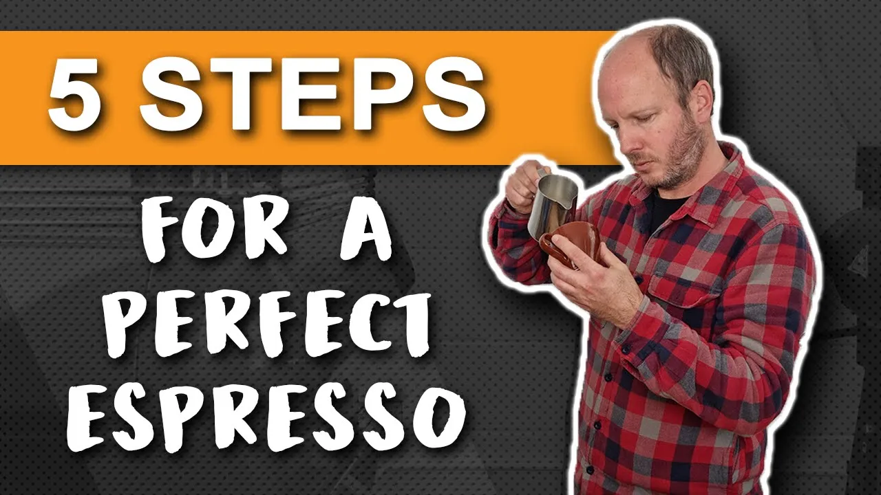 5 STEPS for a perfect Espresso!  |  Coffee Tips for Beginners!