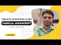 Create a Shopping Cart Using Vanilla JavaScript ES6 English