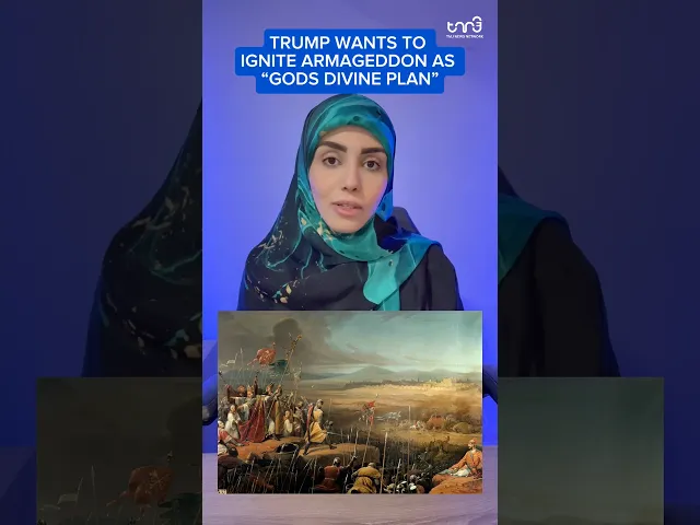 ⁣Trump wants to ignite Armageddon as “God’s Divine Plan”