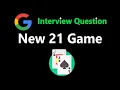 New 21 Game - Leetcode 837