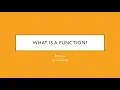 Year 12 Mathematical Methods VCE overview 1
