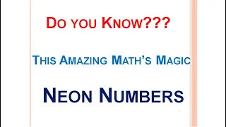 What is Neon Number Neon Number in Java One Minute Bite How to check Neon Number in C Java