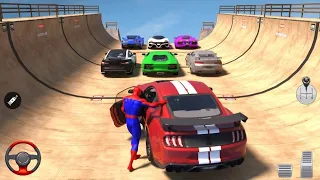 Superhero Car Mega Ramp Games Insane Stunts 