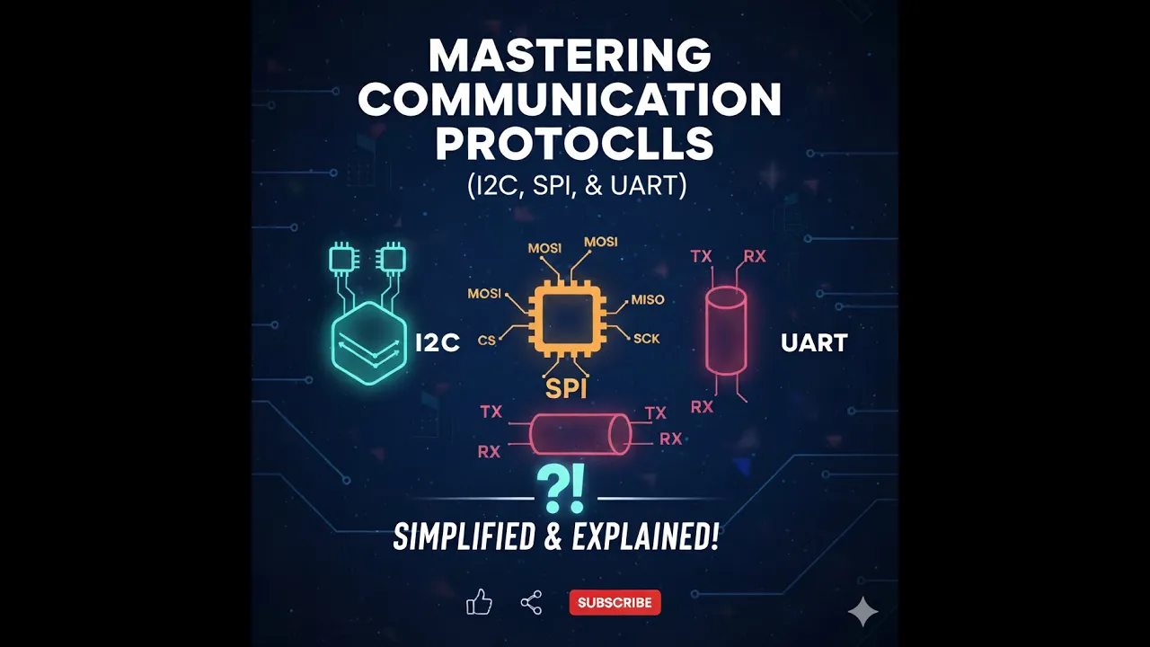 Explained I2C , SPI and UART.