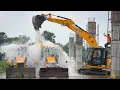 Lagu Washing with Atrocities JCB 145 Excavator and 2 JCB 3DX Owner vs Driver Fun in River
