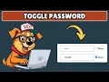 How to Toggle Password Visibility Using Javascript