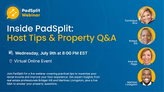 Inside PadSplit Host Tips Property Q A