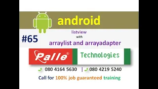 Listview with ArrayList and ArrayAdapter