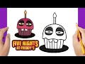 How To Draw Five Nights at Freddy s - Cupcake
