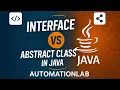 Interface vs Abstract Class in Java Key Differences with Examples Java OOPs Concepts