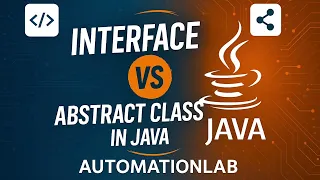 Interface vs Abstract Class in Java Key Differences with Examples Java OOPs Concepts