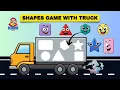 Find the Shapes Matching Game with a Colorful Truck