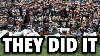 THE RAYS ARE GOING TO THE WORLD SERIES