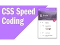 CSS Speed Coding Timeline UI