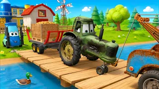 Tractor McQueen and Little Helper Guido! Will They Be Able to Complete the Task?