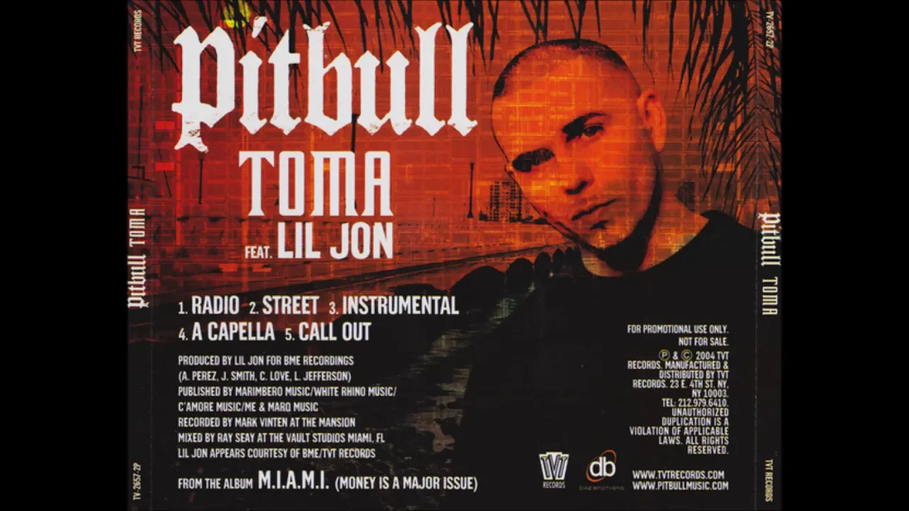 Pitbull ft. Lil Jon - Toma (Instrumental)