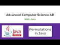 CSAB Permutations in Java