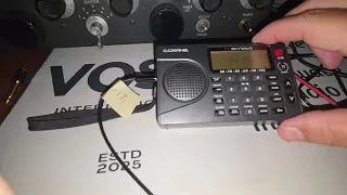 C Crane Skywave SSB2 With No Antenna and then with a K180-WLA Antenna on 9415 kHz CRI