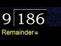 Divide 186 by 9 decimal result Division with 1 Digit Divisors How to do