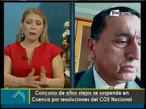 Concurso de años viejos se suspende en Cuenca por resoluciones del COE Nacional