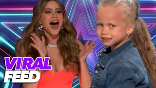 standing ovation for this talented young dancer americas got talent auditions 2023 