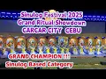 Sinulog Festival 2025 CARCAR CHAMPION Sinulog Based - Ritual Showdown Cebu City DANCE | Sinulog 2025