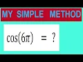 Find trigonometry angle cos 6
