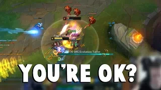 FROGGEN AFTER DESTROYING IRELIA "YOU'RE OKAY?"... | Funny LoL Series #355