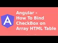 Angular - How to bind Checkbox with Array