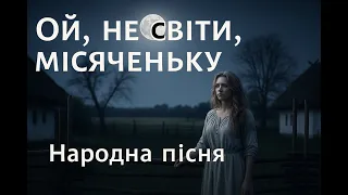 Ой не світи місяченьку зворушлива українська народна пісня Ethno Folk About Love 
