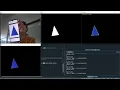 Arrow triangle orientation detection based on OpenCV Python