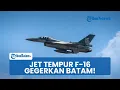 Lagu Warga Batam Centre Kaget, Manuver Jet Tempur F-16 Sempat Dikira Petir, Danlanud: Hari Jadi Batam