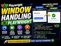 Playwright Tutorial 10 Handling Multiple Windows in Playwright