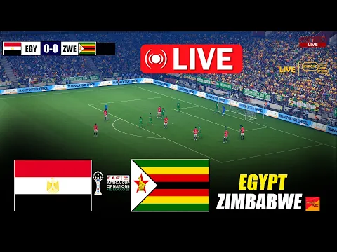 Video Thumbnail: 🔴LIVE : EGYPT vs ZIMBABWE | eFootball PES 21 Simulation Gameplay PC