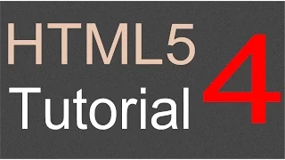 HTML5 Tutorial for Beginners - 04