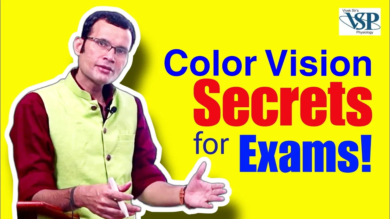 Color Vision & Color Blindness Explained (MCQs & Short Notes) |MBBS | NEET PG | Dr Vivek Nalgirkar |