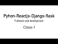 Fullstack React - Python