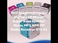 Download Lagu Mini Speaker Portable Digital LCD Stereo Super Bass Speaker Music MP3  12/5/2019 22:15