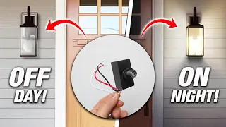 How To Install Automatic Day And Night Light Sensor Easy Electrical DIY For Your Outdoor Lights